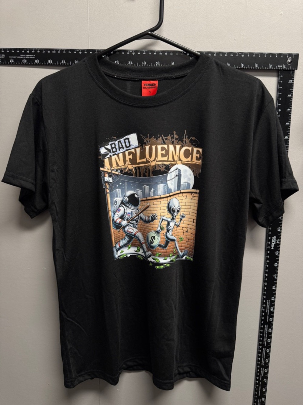 “Bad Influence” T Shirt Small